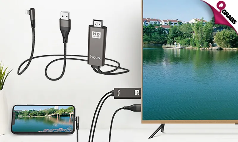Lightning to HDMI Audio & Video HD Cable Adapter!